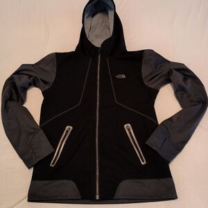 The North Face Kilowatt Full Zip Hooded Jacket Men's Size Small Black/Grey